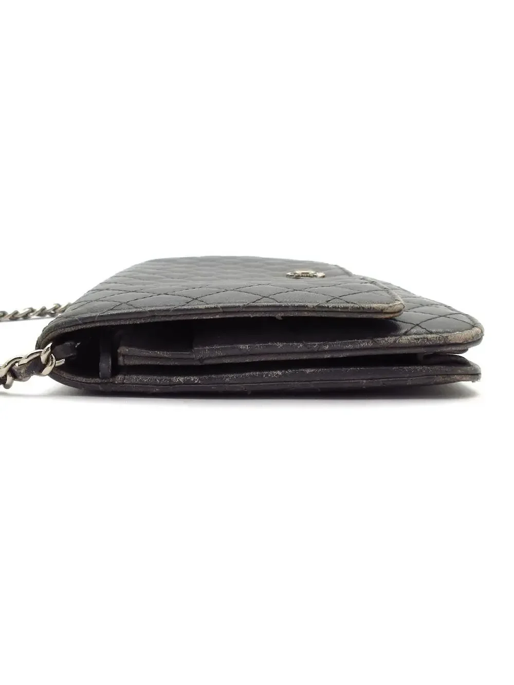 Chanel Matelasse Gray Leather Other #304856C15B